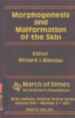 MORPHOGENESIS AND MALFORMATION OF THE SKIN