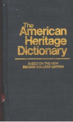 THE AMERICAN HERITAGE DICTIONARY  BASED ON THE NEW SECOND COLLEGE EDITION