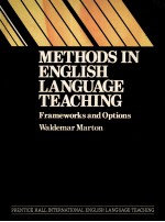 METHODS IN ENGLISH LANGUAGE TEACHING