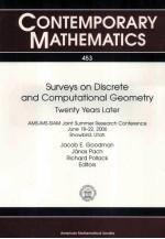 CONTEMPORARY MATHEMATICS 453 Surveys on Discrete and Computational Geometry Twenty Years Later