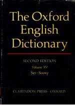 THE OXFORD ENGLISH DICTIONARY  SECOND EDITION  VOLUME 15