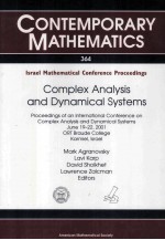 CONTEMPORARY MATHEMATICS 364 Israel Mathematical Conferemnce Proceedings