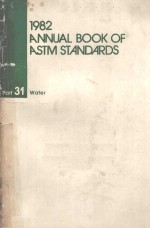 1982 ANNUAL BOOK OF ASTM STANDARDS PART 31 WATER