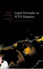 LEGAL PRINCIPLES IN WTO DISPUTES