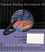 Common desktop environment 1.0. Programmer's guide