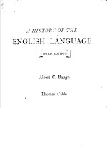 A HISTORY OF THE ENGLISH LANGUAGE  THIRD EDITION