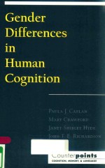 GENDER DIFFERENCES IN HUMAN COGNITION