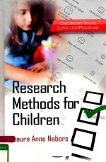 RESEARCH METHODS FOR CHILDREN