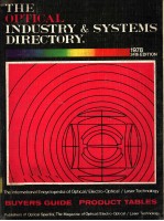 THE OPTICAL INDUSTRY & SYSTEMS PURCHASING DIRECTORY  1978  24TH