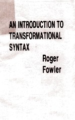 An Introduction to Transformational Syntax