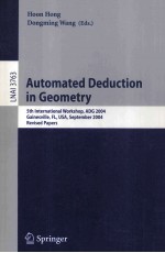 Automated Deduction in Geometry 5th International Workshop