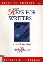 Exercise booklet for keys for writers:a brief handbook