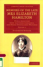 MEMOIRS OF THE LATE MRS ELIZABETH HAMILTON VOLUME 2