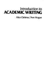 INTRODUCTION TO ACADEMIC WRITING