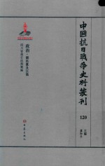 中国抗日战争史料丛刊  120  政治  国民党及汪伪