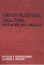 Urban planning analysis:methods and models