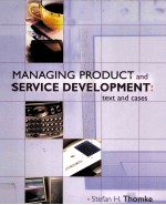 MANAGING PRODUCT AND SERVICE DEVELOPMENT  TEXT AND CASES