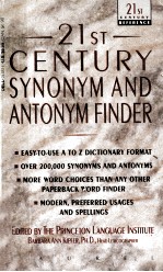 21st century synonym and antonym finder