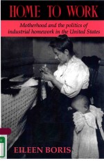 HOME TO WORK MOTHERHOOD AND THE PHILITICS OF INDUSTRIAL HOMEWORK IN THE UNITED STATES