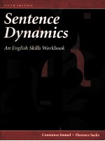 SENTENCE DYNAMICS  AN ENGLISH SKILLS WORKBOOK  FIFTH EDITION