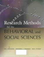 RESEARCH METHODS FOR THE BEHAVIORAL AND SOCIAL SCIENCES