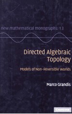 Directed Algebraic Topology Models of Non-Reversible Worlds