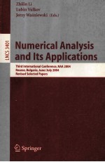 Numerical Analysis and Its Applications Third International Conference