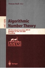 Algorithmic Number Theory 6th International Symposium