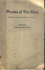 PHYSICS OF THIN FILMS  ADVANCES IN RESEARCH AND DEVELOPMENT  VOLUME 8