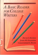 A BASIC READER FOR COLLEGE WRITERS