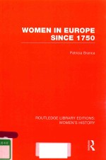 WOMEN IN EUROPE SINCE 1750 VOLUME 4