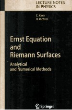 Ernst Equation and Riemann Surfaces Analytical and Numerical Methods