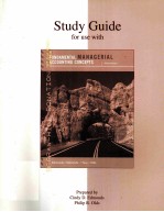 STUDY GUIDE FOR USE WITH FUNDAMENTAL MANAGERIAL ACCOUNTING CONCEPTS  THIRD EDITION