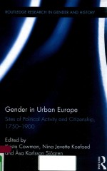 GENDER IN URBAN EUROPE SISTES OF POLITICAL ACTIVITY AND CITIZENSHIP