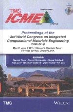 PROCEEDINGS OF THE 3RD WORLD CONGRESS ON INTEGRATED COMPUTATIONAL MATERIALS ENGINEERING(ICME 2015)