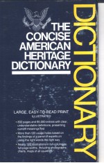 THE CONCISE AMERICAN HERITAGE DICTIONARY