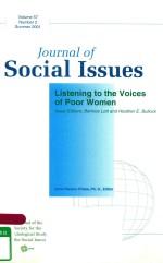 JOURNAL OF SOCIAL ISSUES VOL.57 NUMBER.2 2001