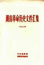 湖南革命历史文件汇集  省委文件  1928年  甲