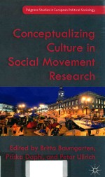 CONCEPTUALIZING CULTURE IN SOCIAL MOVEMENT RESEARCH