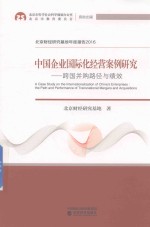 中国企业国际化经营案例研究  跨国并购路径与绩效