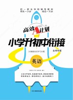 高效A计划·小学升初中衔接  英语