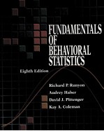 FUNDAMENTALS OF BEHAVIORAL STATISTICS  EIGHTH EDITION