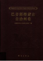 新疆维吾尔自治区第三次全国文物普查成果集成  巴音郭楞蒙古自治州卷