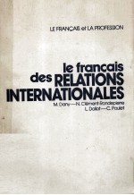 le Francais des relations internationales