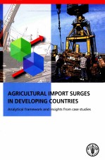 AGRICULTURAL IMPORT SURGES IN DEVELOPING COUNTRIES ANALYTICAL FRAMEWORK AND INSIGHTS FROM CASE STUDI