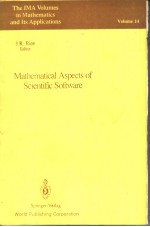 MATHEMATICAL ASPECTS OF SCIENTIFIC SOFTWARE