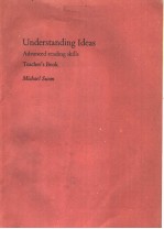 UNDERSTANDING IDEAS ADVANCED READING SKILLS TEACHER'S BOOK