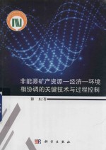 非能源矿产资源  经济  环境相协调的关键技术与过程控制