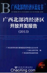 广西北部湾经济区蓝皮书  广西北部湾经济区开放开发报告