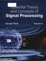 Essential theory and concepts of signal processing (Volume II)